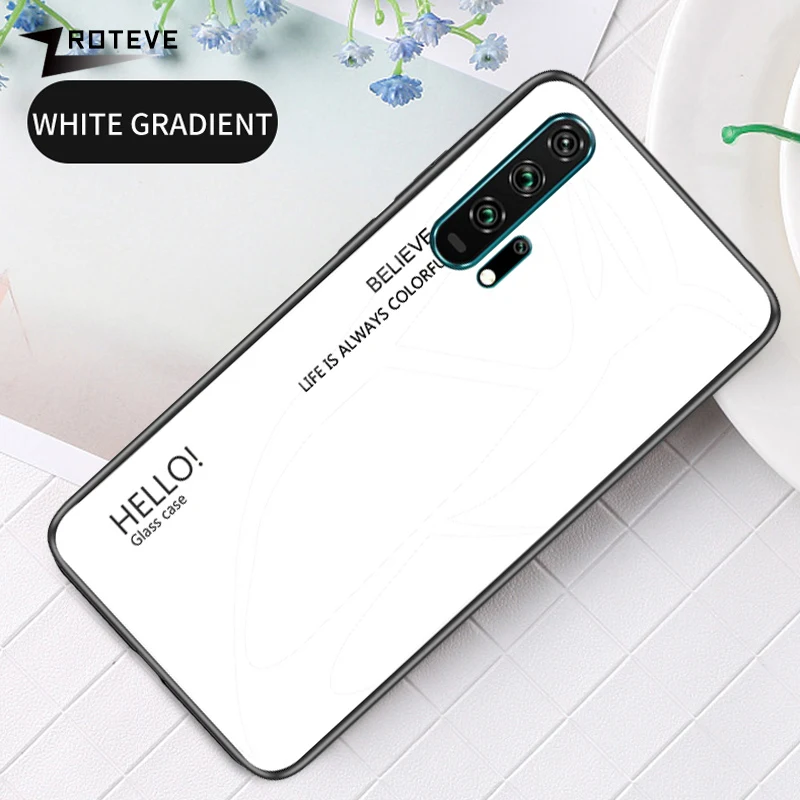 

ZROTEVE Cover For Huawei Honor 20 Case Mirror Glass Coque For Huawei Honor 20 Pro Case Tempered Glass Back Cover Honor 20 Lite