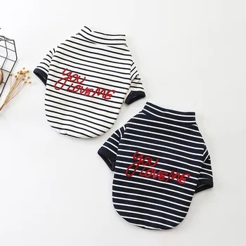 

Casual Cat Pet Clothes Autumn Puppy Outfit Cotton Pets Dogs Clothing For Small Medium Dogs Shirt Pug Dog Clothes French Bulldog