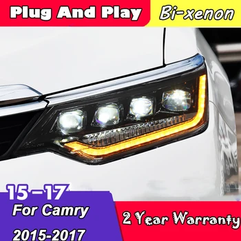 

For TOYOTA Camry LED Headlight Front Lamp Assembly 2015-2017 Year Dynamic Turning Signal