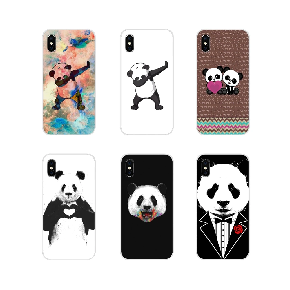 Аксессуары чехлы для телефонов Samsung Galaxy S2 S3 S4 S5 Mini S6 S7 Edge S8 S9 S10E Lite Plus Panda Pour |