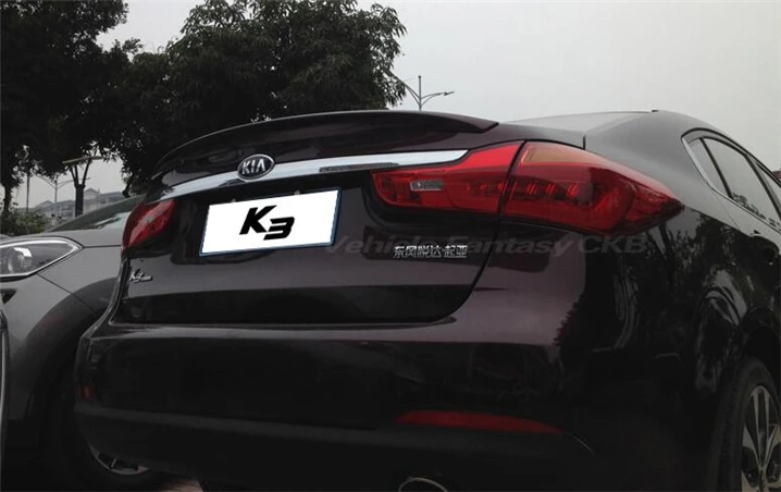 Спойлер для KIA K3 Forte 2011 2015 высококачественный задний спойлер из АБС пластика