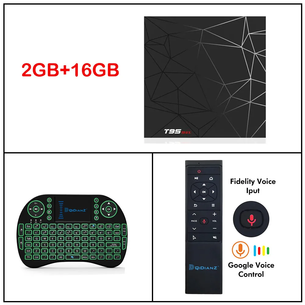 Luxury Pack T95Max умные телевизоры коробка Android 9,0 поддержка ТВ-коробок 6 к 4GB32GB Wi Fi 2,4 г H6 4 ядра Cortex-A53 Декодер каналов кабельного телевидения T95 max Media Player - Цвет: Luxury Pack