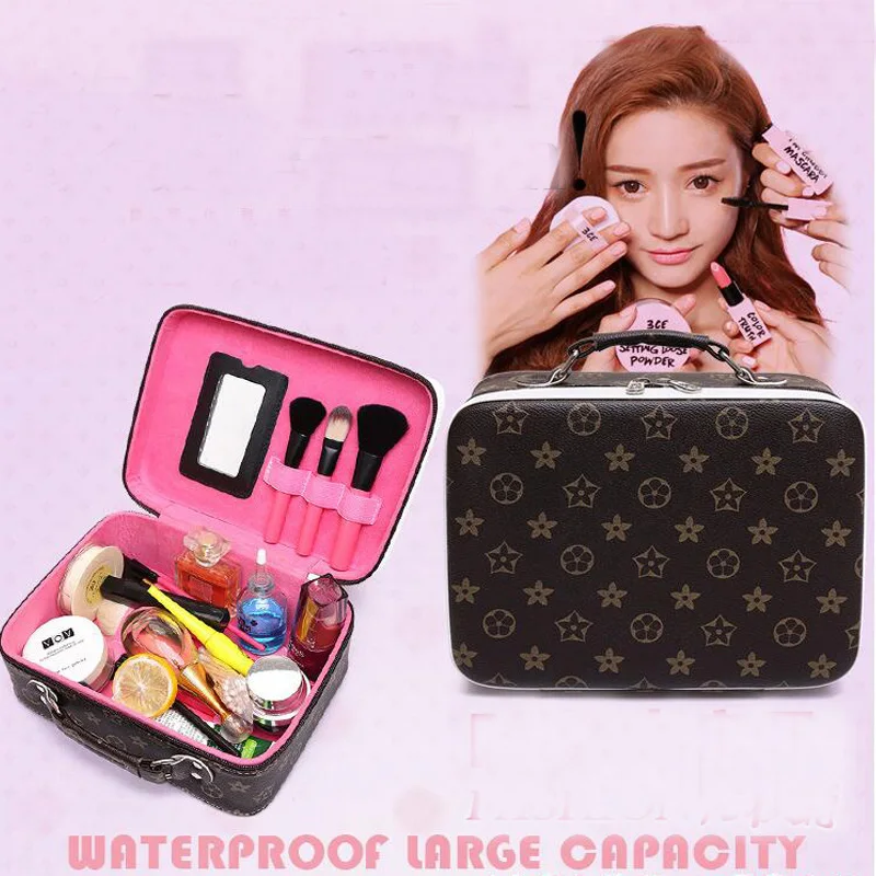 Multifunctional Makeup Kit Travel Storage Bag Waterproof Portable Large Capacity Makeup Kit Beauty Tool Storage Bag Wash Bag