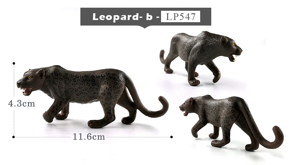 Koala Wolf Deer Leopard Alpaca Antelope Monkey animal model figurines home decor miniature fairy garden decoration accessories