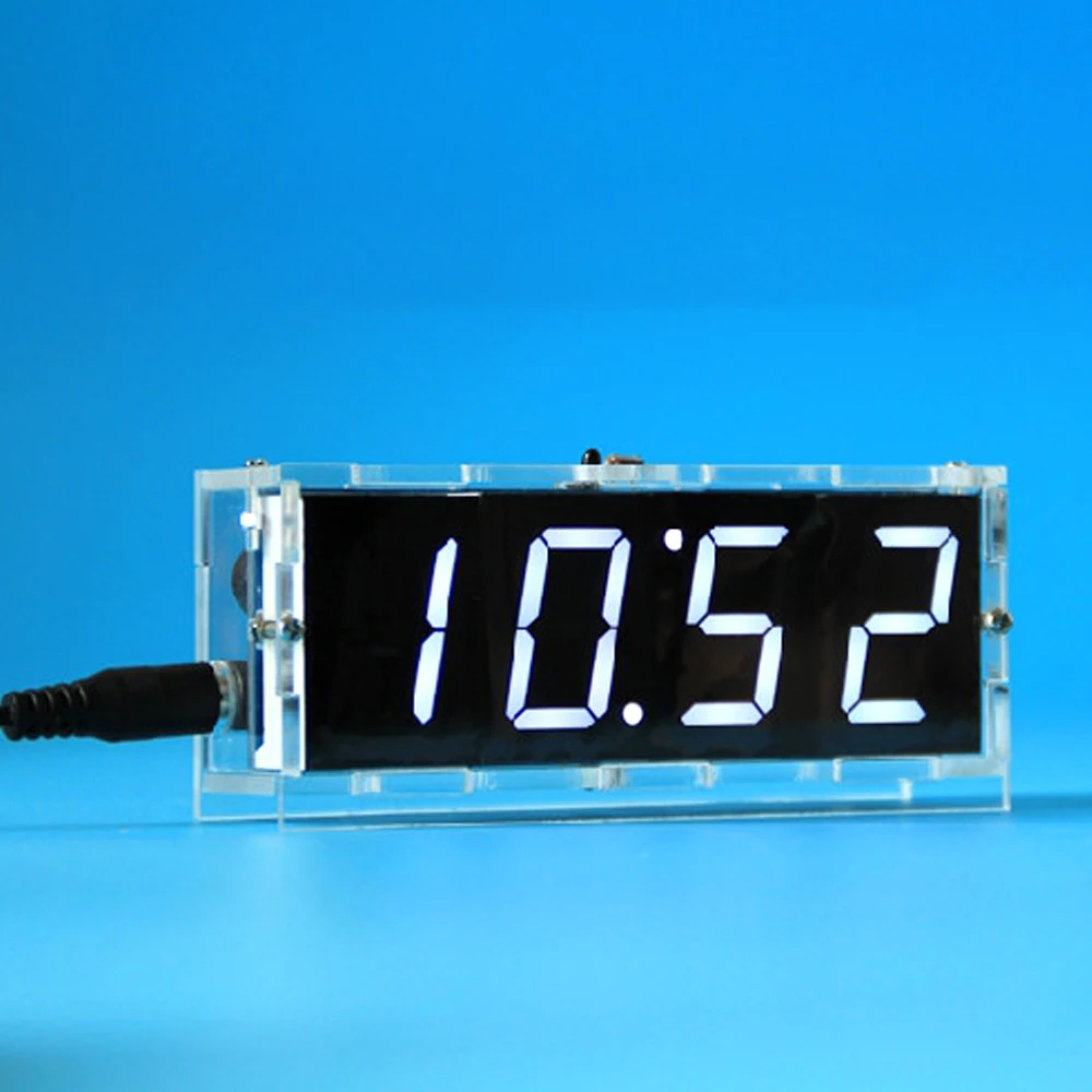 

LED Timer Digital Display with timer switch Electronic Clock Making Kit 51 Single-chip DIY Manufacturing Accessories programmer