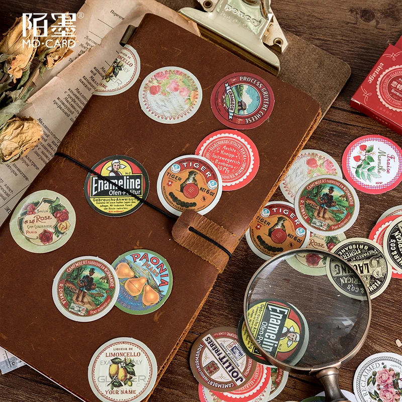 Mo. Card love items time Мини бумажные дневники наклейки Скрапбукинг декоративные этикетки 1 лот = 1 упаковка = 45 шт