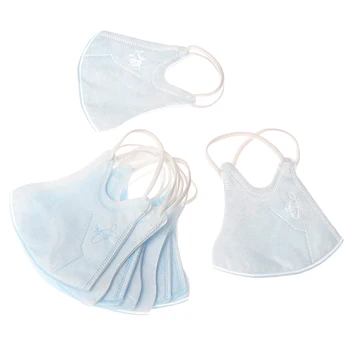 

10Pcs Children Disposable PM2.5 Face Masks 3 Layer 3D Anti-Dust Breathable Masks Non Wovens Antifogging Mouth Mask