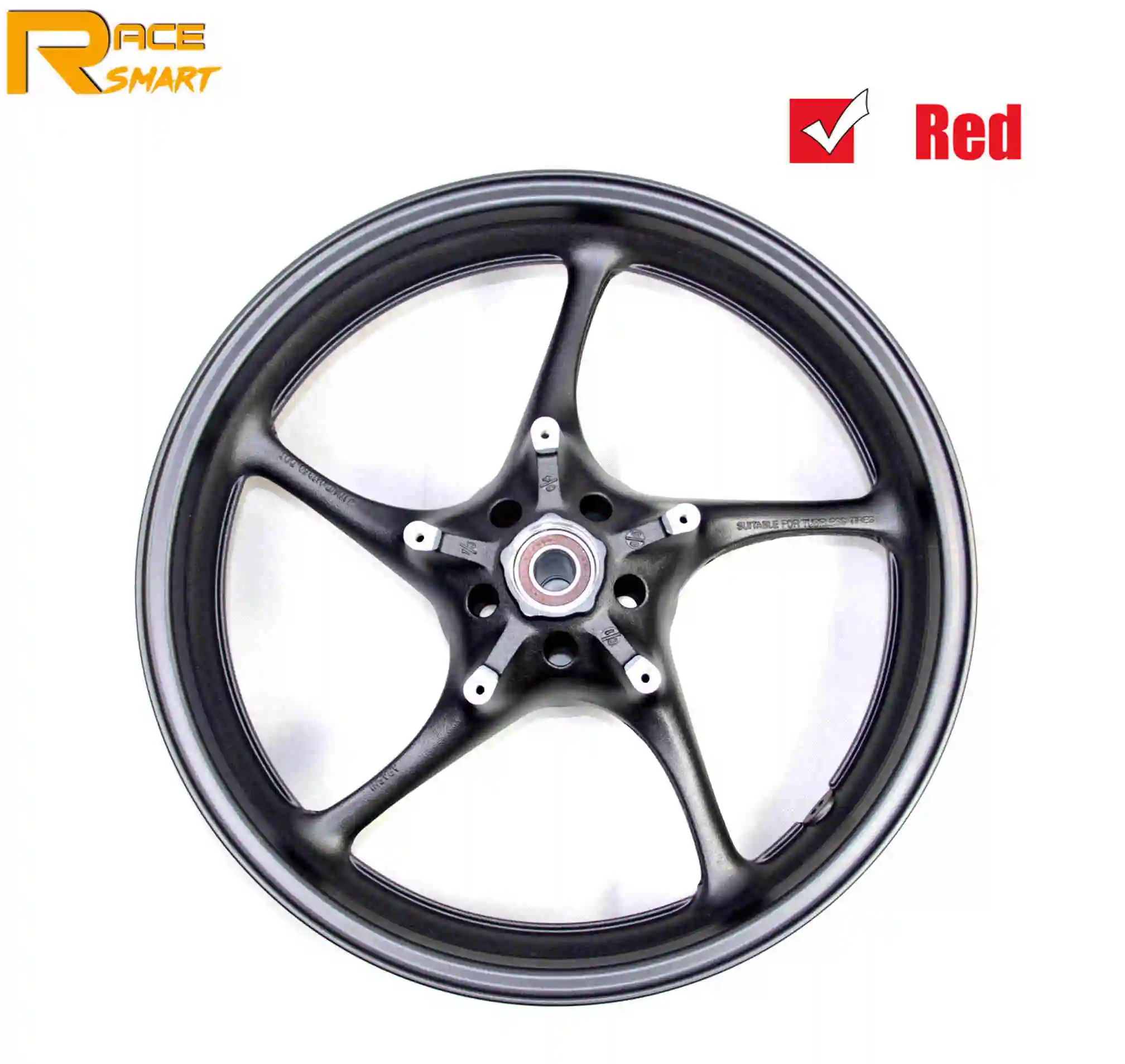 Обод колеса мотоцикла для YAMAHA R6 2006-2012 переднего колеса обода мотоциклы, колесные диски R6 2007 2008 2009 2010 2011 07 08 09 10 - Цвет: Red