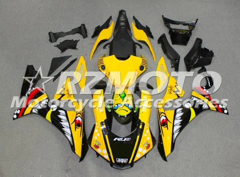 Новый комплект обтекателей для литьевой пресс-формы ABS 100% подходит YAMAHA YZFR1 2015 2016
