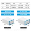 Caja de zapatos de almacenamiento transparente, caja organizadora de zapatos gruesa a prueba de polvo, armario de zapatos de combinación superpuesta, 6 uds. ► Foto 3/6