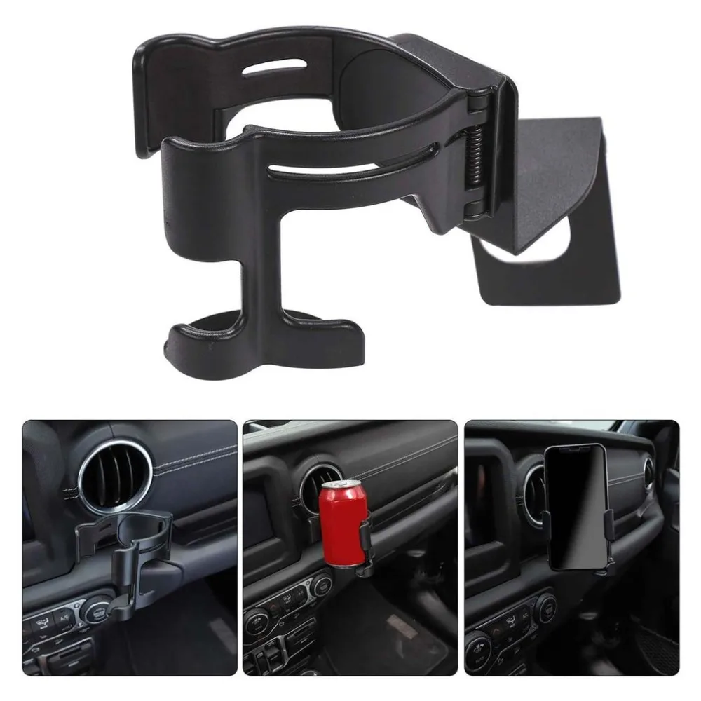 Многофункциональный держатель для мобильного телефона Jeep Wrangler Jl Jlu, автомобильный держатель для напитков, Кронштейн для мобильного телефона, автомобильные принадлежности