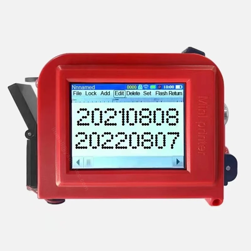 Термопринтер сенсорный экран 12 7 мм QR-код партии дата логотип этикетка по