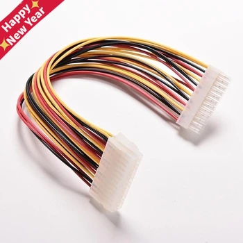 

30CM ATX 24 Pin Male to 24Pin Female Power Supply Extension Cable Internal PC PSU TW Power Lead Connector Wire