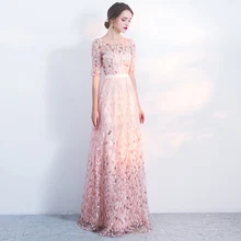 Недорогие длинные платья для выпускного вечера, украшенные жемчужинами, с короткими рукавами, на шнуровке сзади, вечерние платья, женские платья макси для торжеств