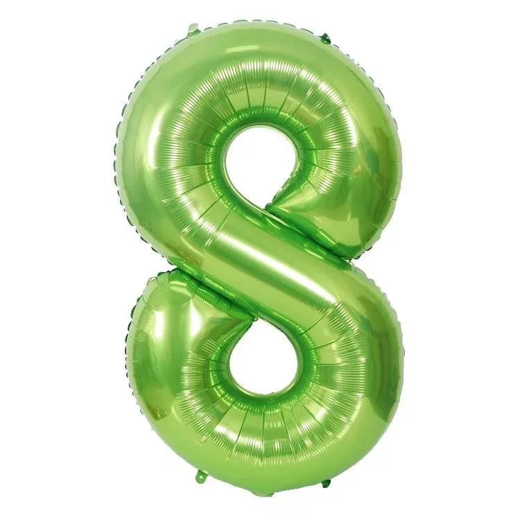 Palloncino Numero 39 Verde E Ghirlanda Compleanno - Decorazione 39 Anni Compleanno