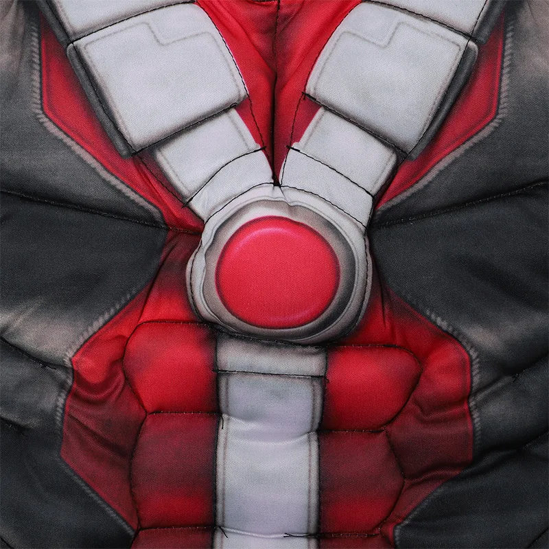 Movie Kids Deadpool Costume Onesies Muscle Children Wade Wilson Halloween Carnival Suit Kids Boy Baby Girl Clothing Set Cosplay