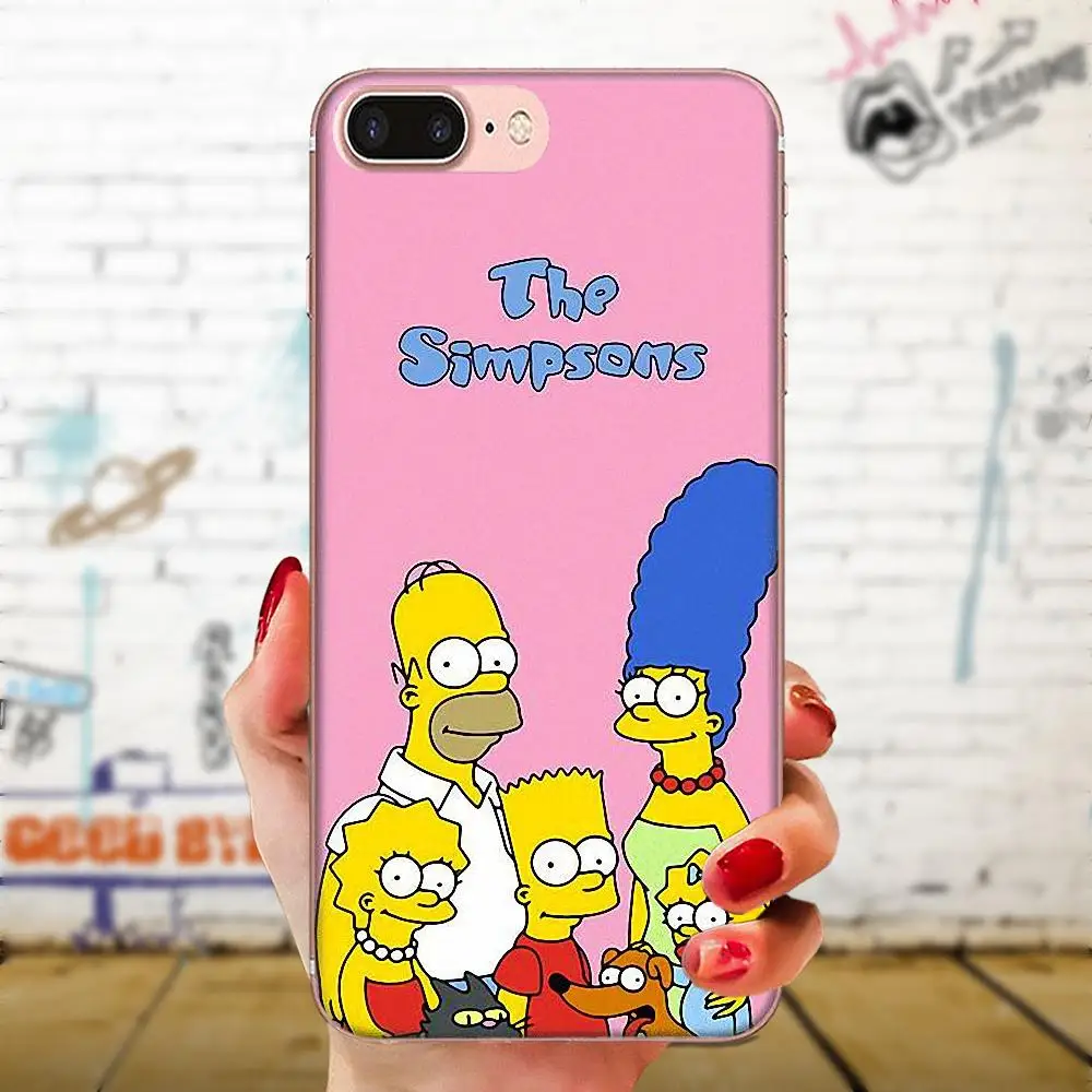 as picture Симпсон для Apple iPhone 11 Pro X XS Max XR 4 4s 5 5C 5S SE 6 6S 7 8 Plus Роскошный чехол для сотового телефона - Цвет: as picture