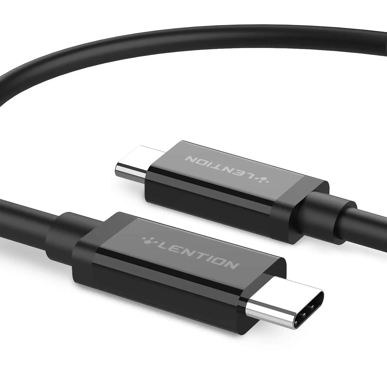 

USB-C to USB-C 3.1 Gen 2 Cable (3ft) with 4K/60Hz Video & 100W Power Delivery for MacBook Air,Surface Book,more Type-C Devices