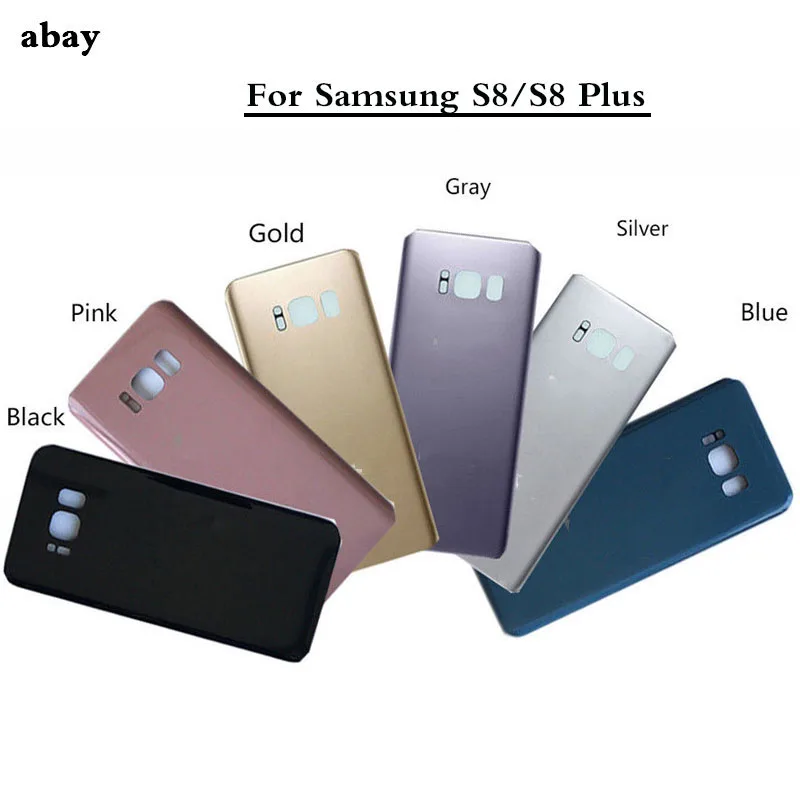 Новый чехол для задней батареи Samsung Galaxy S8 G950 + G955 Plus задняя крышка наклейка