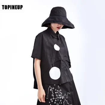 

2020 Summer New Design Sell Well Slim All-match Lapel Top Lapel Short Sleeve Dot Pattern Leisure Comfortable Coat
