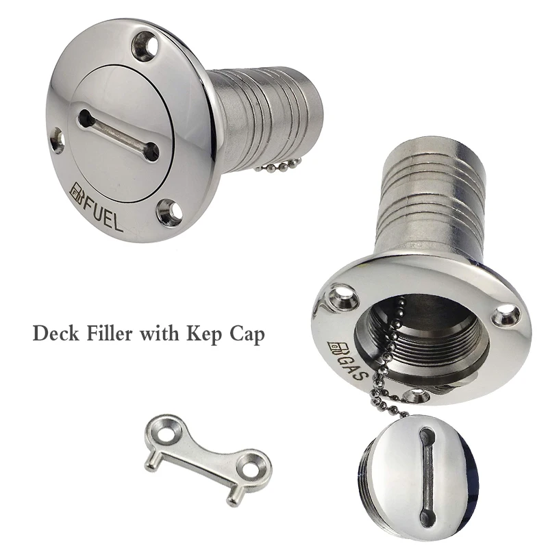 

Marine Boat Deck Filler of Waste Fuel Diesel Gas Filler Socket with Key Cap for Boat Marine Hardware Stainless Steel 316