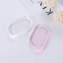 Прозрачный силиконовый спонж для макияжа, Жидкая основа, BB CC крем, необходимые инструменты для макияжа лица, силиконовый спонж