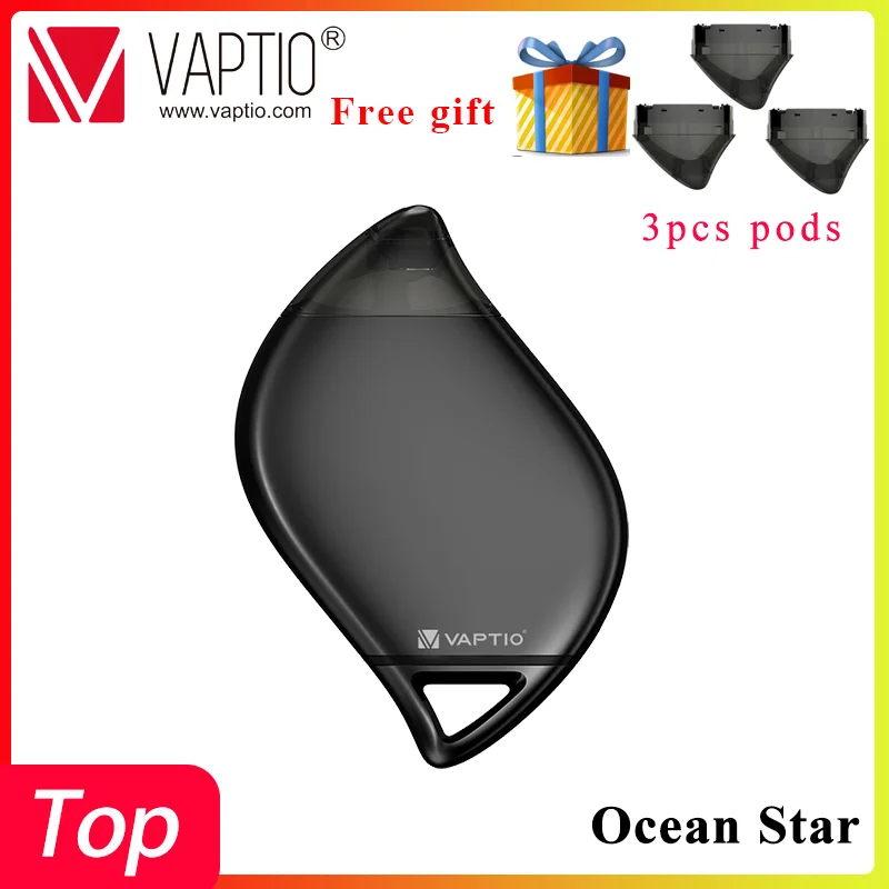 Tanie Oryginalny VAPTIO ocean star zestaw z 550 mAh bateria 1.5 ml pojemność VAPE system pod zestaw startowy