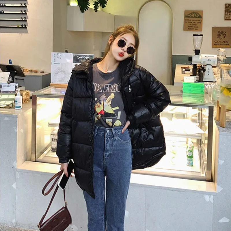

2021New Long Hooded Parkas Winter Jacket Women Warm Thick Down Jacket Coat Female Long Winter Coat Women Clothing