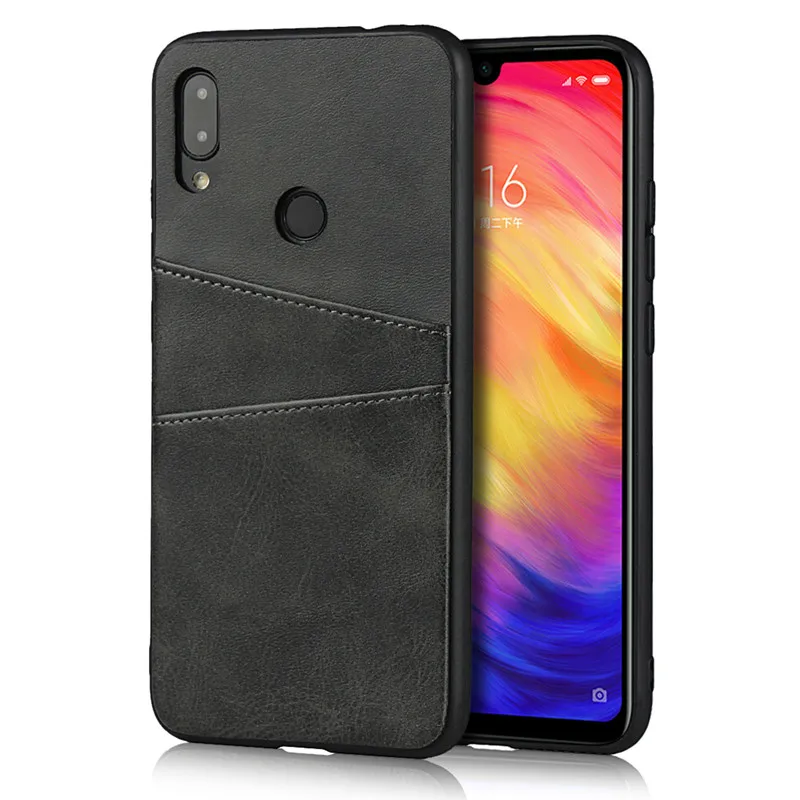 PDGB слот для карт силиконовый чехол для Xiaomi mi 9 8 Lite A2 Red mi 6 6A K20 Pro Note 7 Global винтажный кожаный чехол прочный Чехол