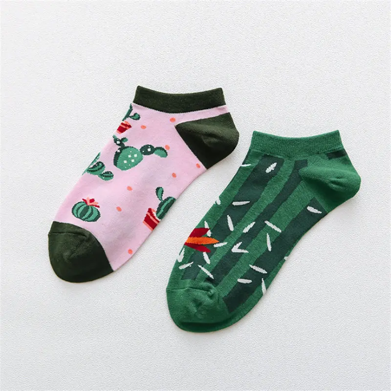 Moda Mulaya креативные забавные мужские носки невидимые низкие носки до щиколотки Летние повседневные пропускающие воздух короткие носки унисекс Coton& women - Цвет: 52026