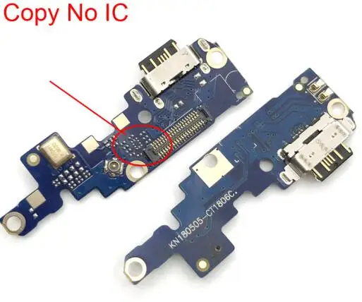 Usb зарядный порт зарядное устройство док-станция Антенна Разъем микрофон гибкий кабель плата для Nokia X6/6,1 Plus TA-1099/1103 - Цвет: AAA Quality
