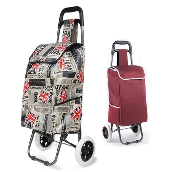 

Grocery Shopping Cart Trolley Folding Elderly Pull ts Small Canvas Bag Large