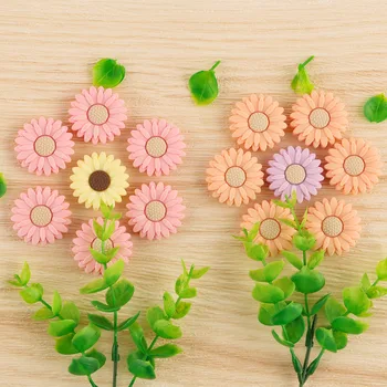 Kovict 50/100/200pcs 20MM New Mini Flowers Baby Silicone Beads Teething Beads DIY Pacifier Chain Baby Care Products Accessories 1