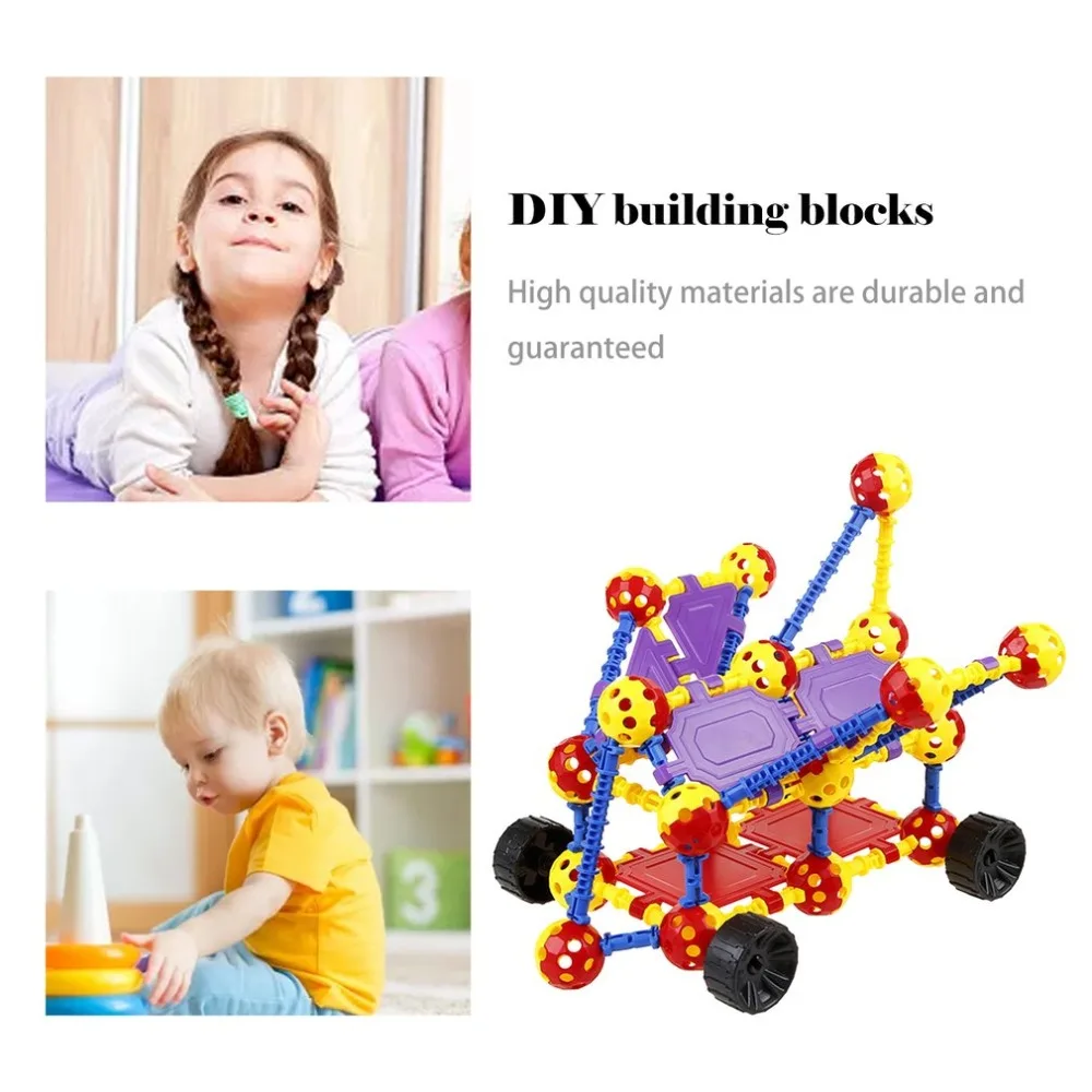 Детский космический шар, строительный шар, раннее образование, головоломка Abs, собранный, сделай сам, стерео, различные строительные блоки, мяч, игрушки