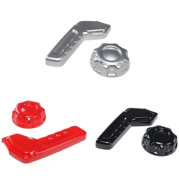 

Car Main Driver Seat Back Adjustment Decoration Circle Cover for 2018 2019 Jeep Wrangler JL ABS