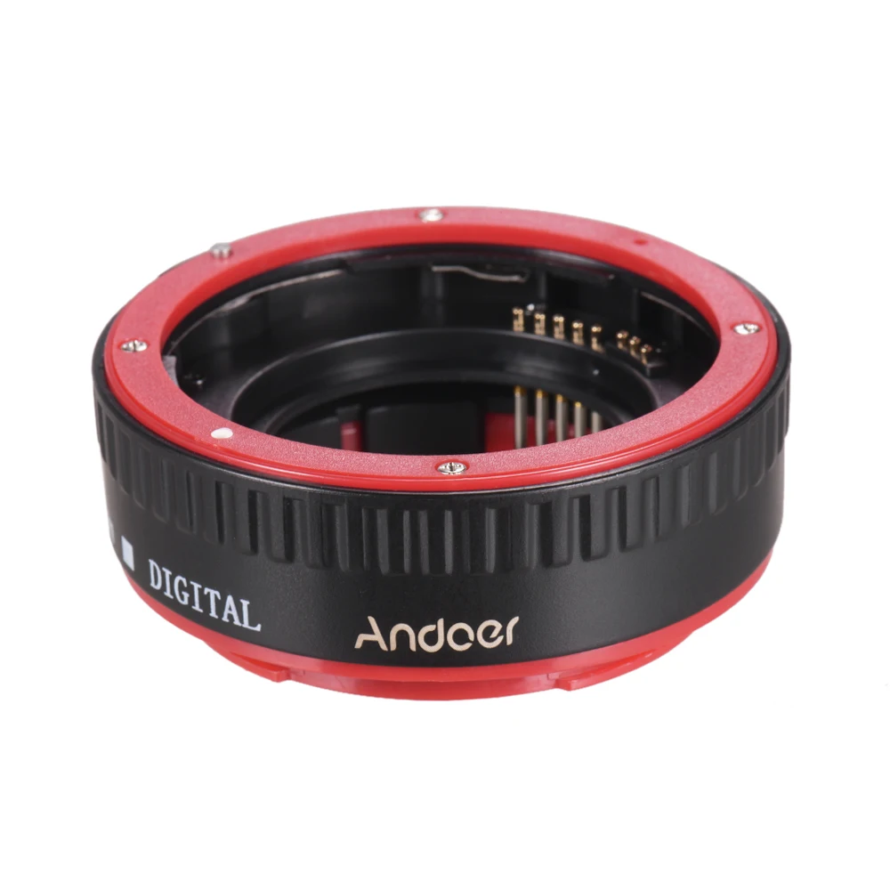 Портативное кольцо-адаптер Andoer для объектива Canon 60D 7D 5D II 550D AF макро Удлинительное Кольцо-адаптер для Canon EOS EF EF-S крепление