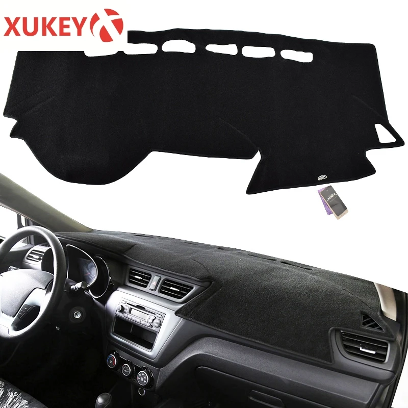 Xukey тире крышка коврик приборной панели крышки для России Kia Rio 3 Рио 4 K2 2012 2013 2014 2015