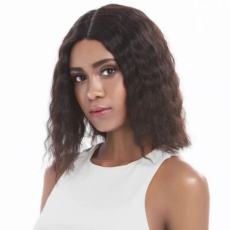 Rebecca Human Hair Wig Lace Part Wig Preplucked Natural Hairline Bleached Knots Loose Deep Human Hair Wigs Middle Part Wig Remy