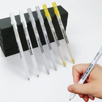 0.7mm Paint Marker Permanent Marker Graffiti Metalic Marker Pens Gold Silver White Pen Writting Drawing Art Supplies 2