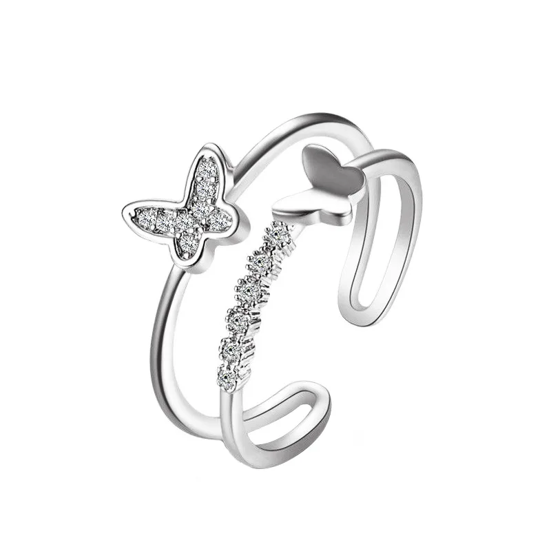 

Retro Ring for Female Cubic Zirconia Rose Gold Ring for Bride Wedding Engagement Accessories