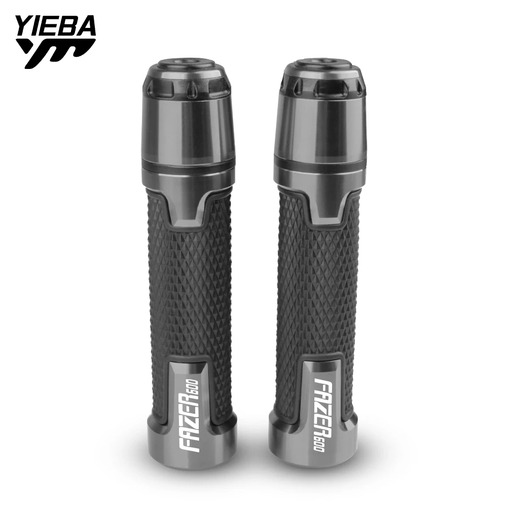 Мотоцикл с ЧПУ Руль крышка рукоятка ручки руля для YAMAHA FAZER600 фазер 600 FAZER-600 1998- 2013 2012 - Цвет: Серый