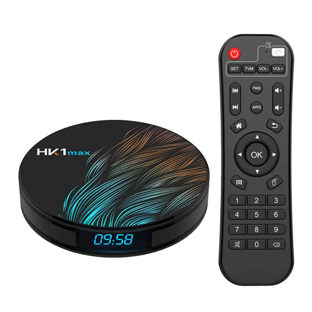 Android 9,0 мини Smart tv Box 2,4G/5G Wifi RK3318 четырехъядерный Смарт Декодер медиаплеер 4+ 64G ТВ приставка