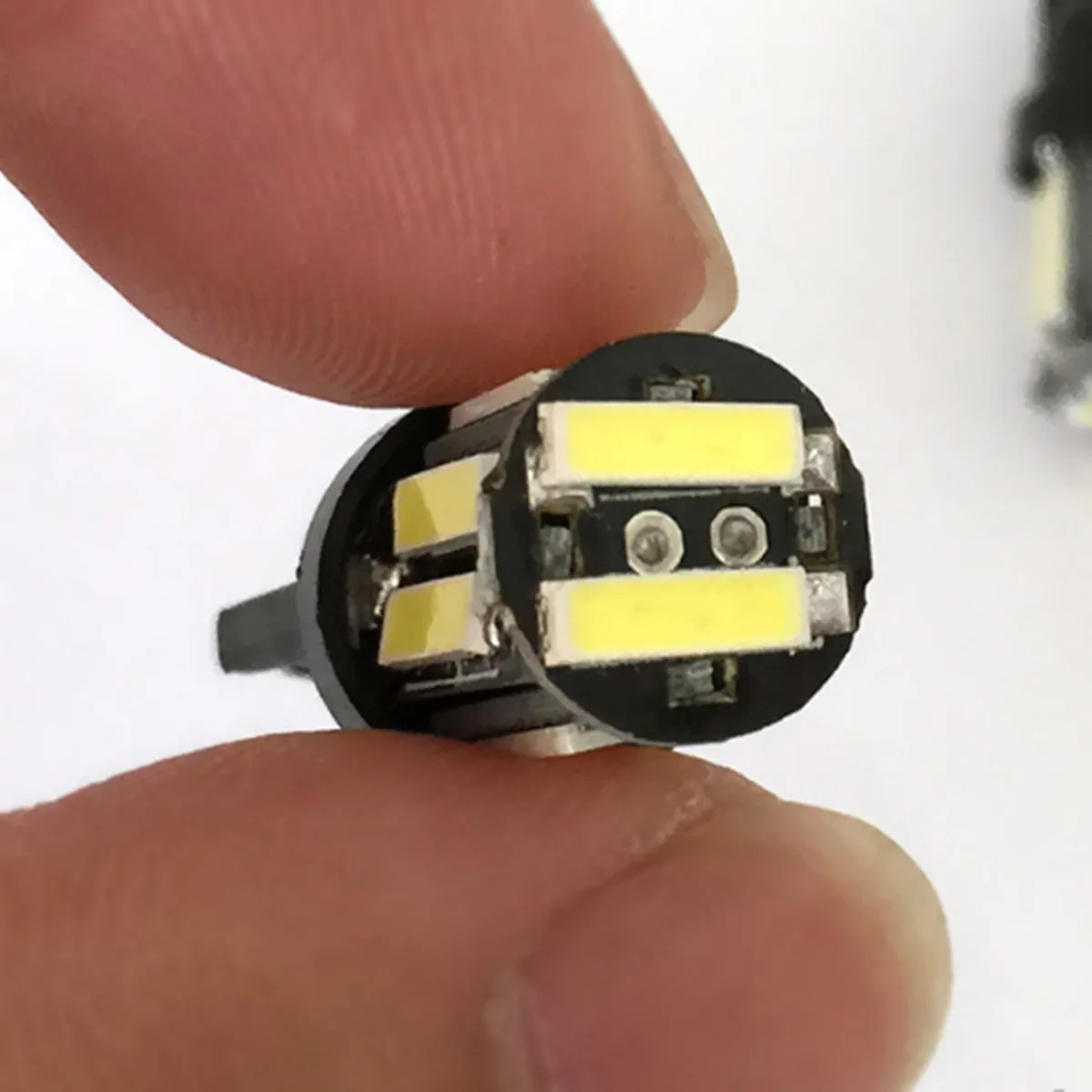4 шт. светодиодный светильник W5W T10 7020 11SMD индикатора ширины двери чтения хвостовой