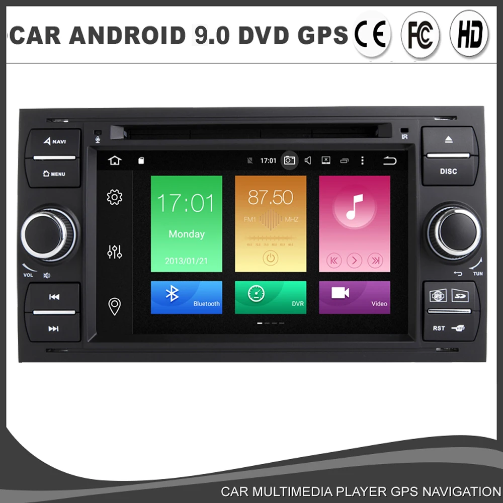 Восьмиядерный Android 8,0 автомобильный DVD gps плеер для Ford Fiesta Transit Fusion Kuga подключение Mondeo Galaxy wifi Navi USB радио 4 Гб оперативной памяти