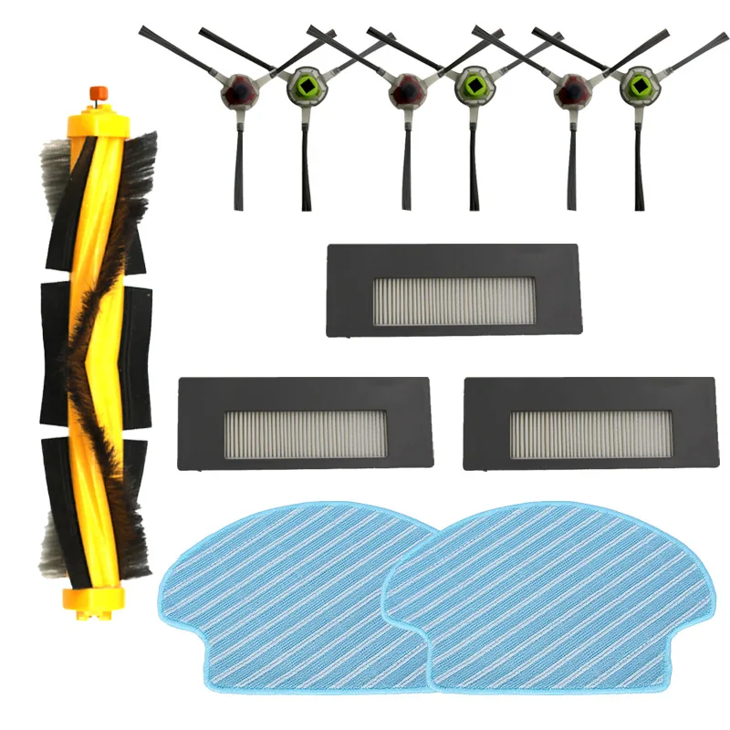Многофункциональные запасные части Швабра головка боковая щетка HEPA фильтр основная щетка Для Ecovacs Deebot DE55 DE53 пылесос