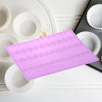 

2 Pcs Silicone Mats Floral Leaves Creative Sugar Craft Tools for Making Cakes Cookies