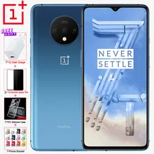 Мобильный телефон OnePlus 7T с глобальной прошивкой, 6,55 дюймов, 90 ГГц, 8 ГБ ОЗУ, 128 ПЗУ, Snapdragon 855 Plus, 48MP, 2X зум-камера, NFC, игровой телефон