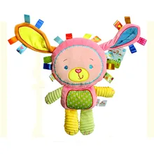

Cartoon Baby Plush Rattles Toys Appease Doll Infant Hand Bells Elephant/Monkey/Rabbit Animal Soft Cotton Infant Educational Toys