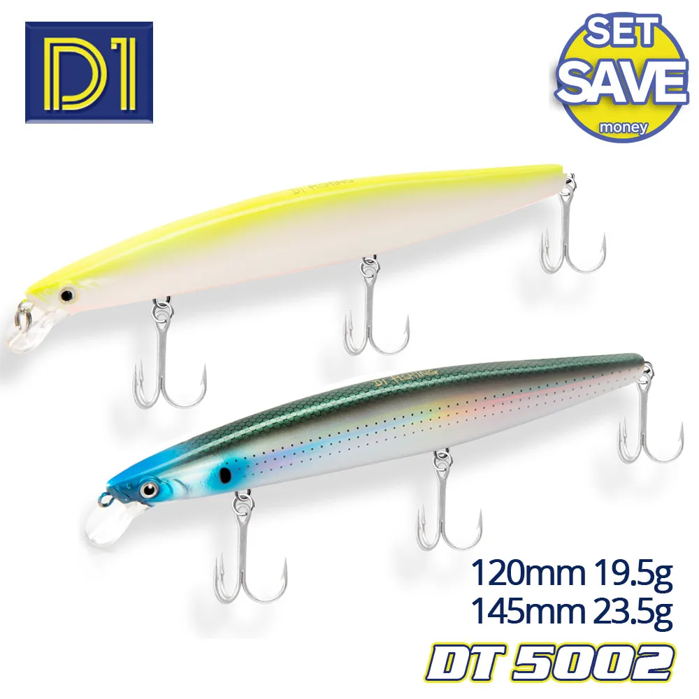 

D1 Carp Fishing tuna lure best price silent Suspending Minnow 145mm 23.5g /120mm BKK Fishing Long Casting Hard Bait Wobbler Bass