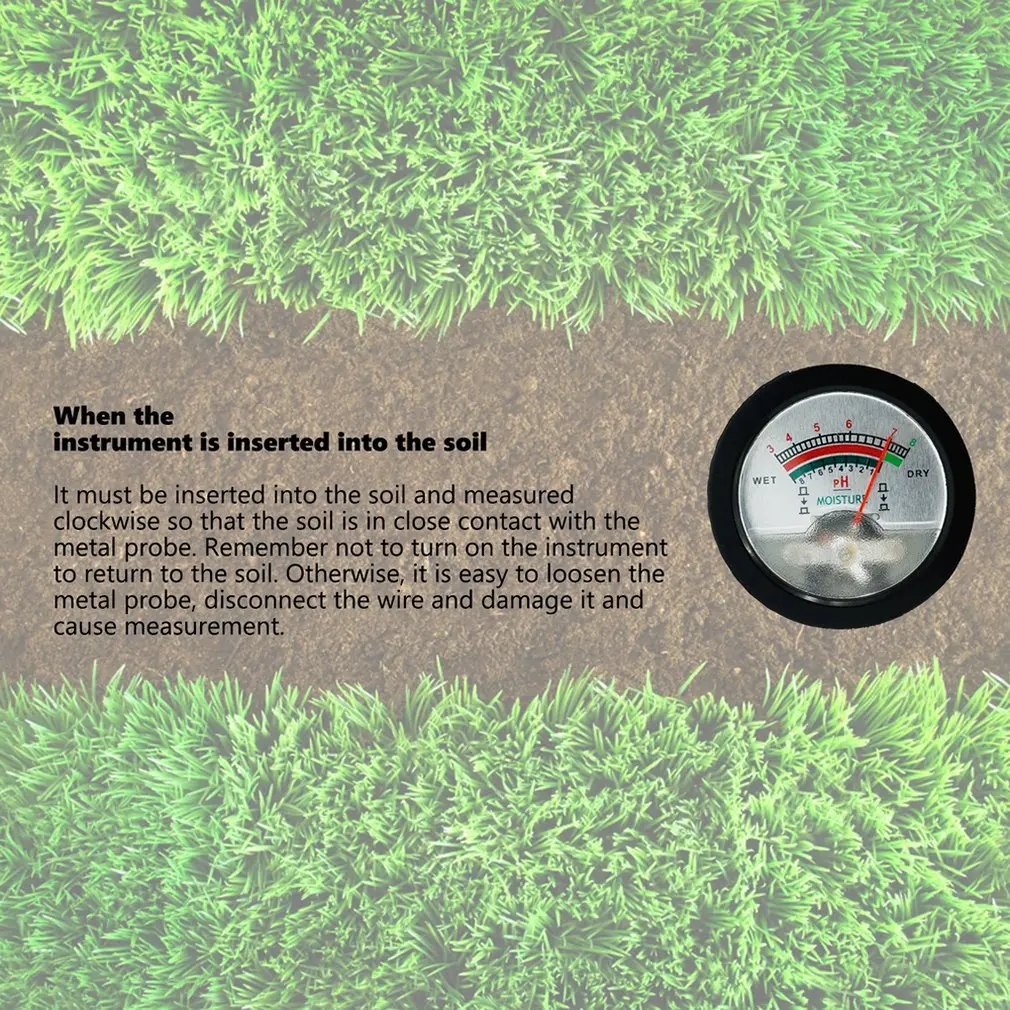 

High-Precision Soil Ph Test Instrument Acidity Meter Humidity Ph Meter Flower Soil Ec Soil Measuring Instrument Zd-05